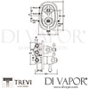 Trevi Traditional Built-In Shower Valve Dimensions